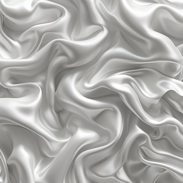 White Satin Texture Background