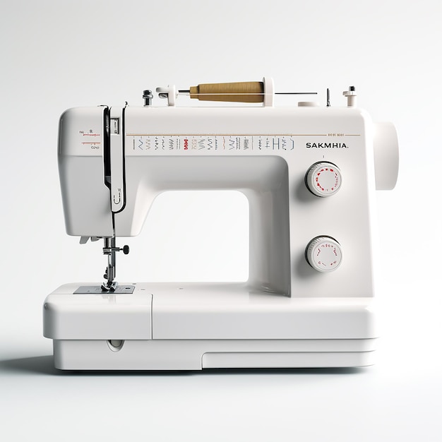 Photo a white sewing machine with the word quot yamaha quot on the back