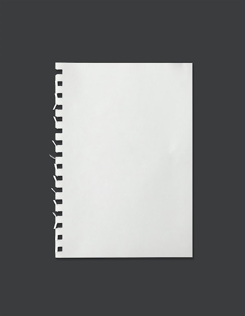 White sheet of paper texture for background with clipping path.