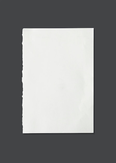 White sheet of paper texture for background with clipping path.