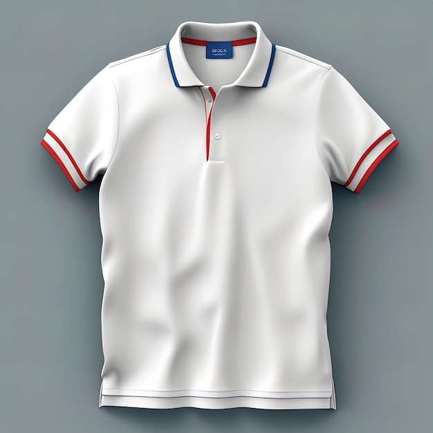 white shirt design templatewhite shirt design templatewhite t shirt with polo on the gray backgrou