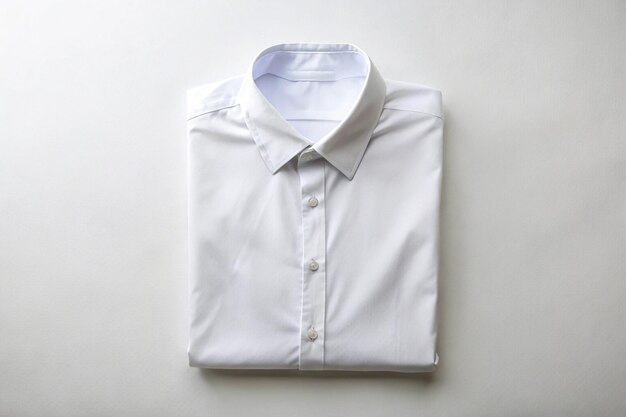 Photo a white shirt with a collar that says quot t shirt quot