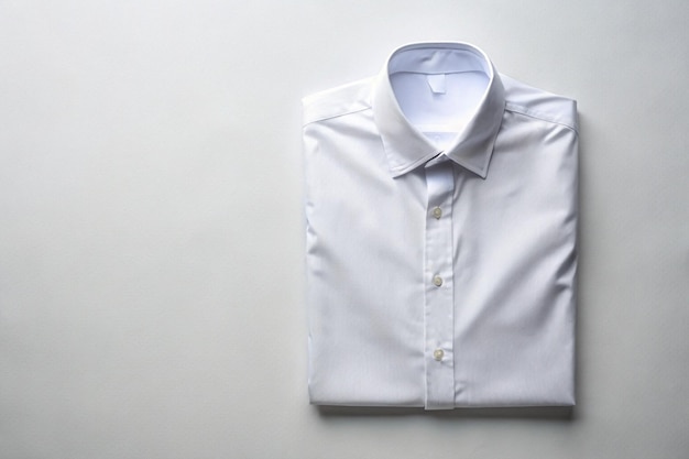 a white shirt with a white collar and a white shirt on it