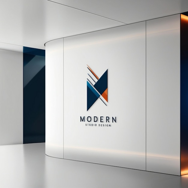 a white sign that says modern model on it