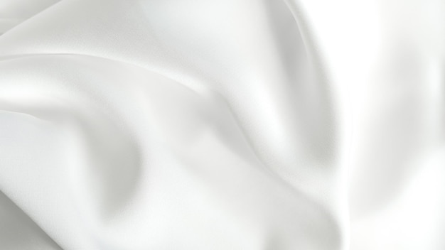 white silk fabric background copy space