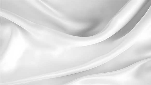 White silk in a fabric texture with a soft blur effect