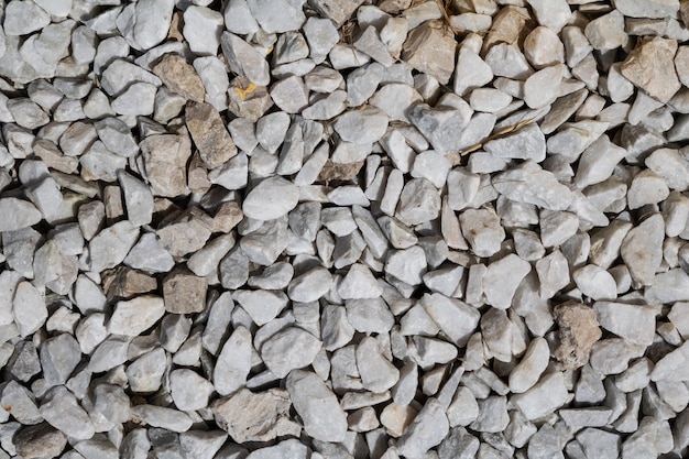 White small gravel surface texture