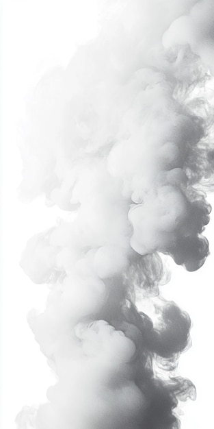 Photo white smoke background