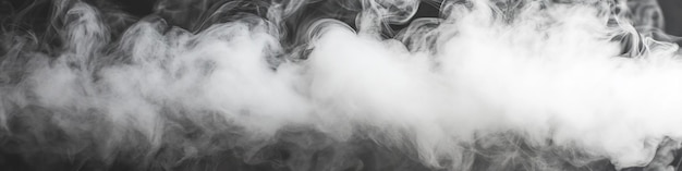 Photo white smoke background