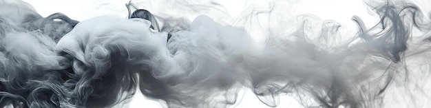 Photo white smoke background