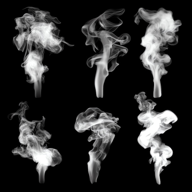 Photo white smoke