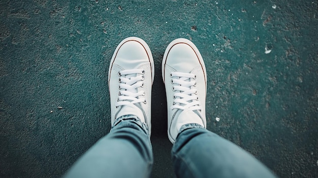 White Sneakers Mockup