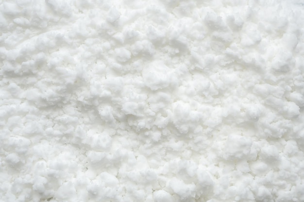 White snow texture background high angle view