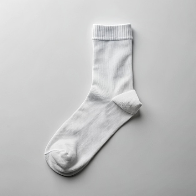 a white sock mockup