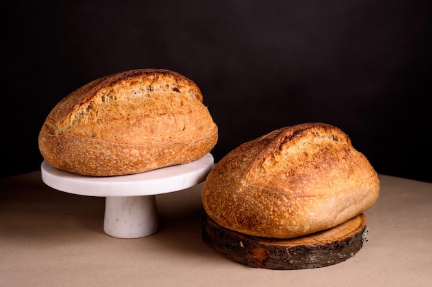 White sourdough breads