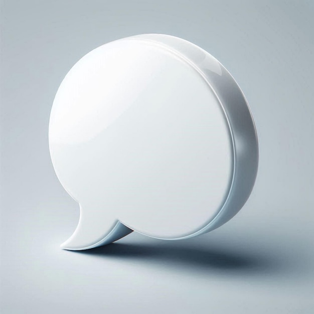 a white speech bubble with a white cover that says quot the word quot on it