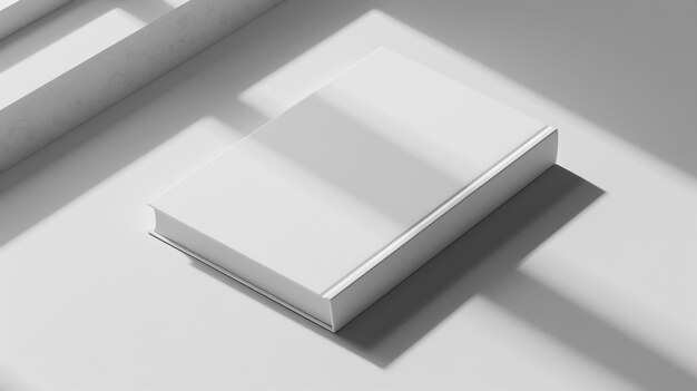 a white square shaped box with a white frame