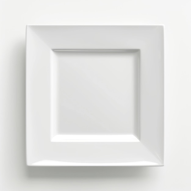 a white square on a white wall that has a square on it