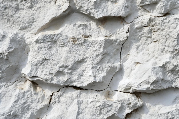 White stone wall texture or background for interior or exterior design and decoration