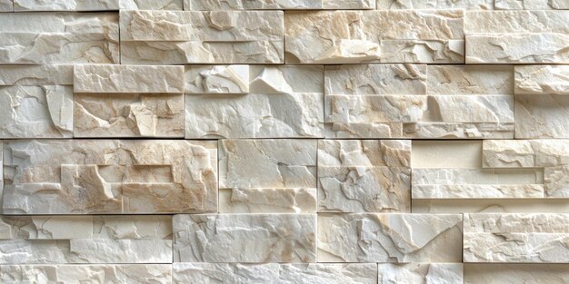 Photo white stone wall texture