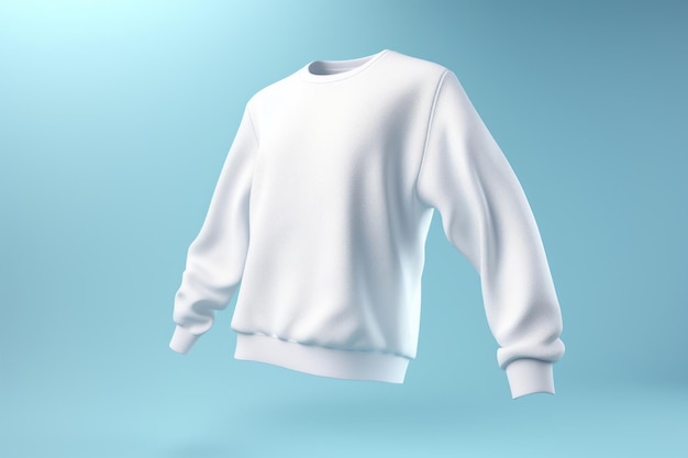 Photo white sweater sweatshirt sleeve coathanger