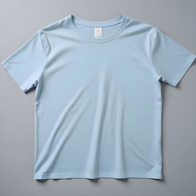 White T Shirt template front view