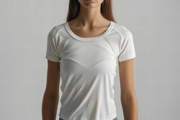 Photo a white t - shirt with a heart on the front