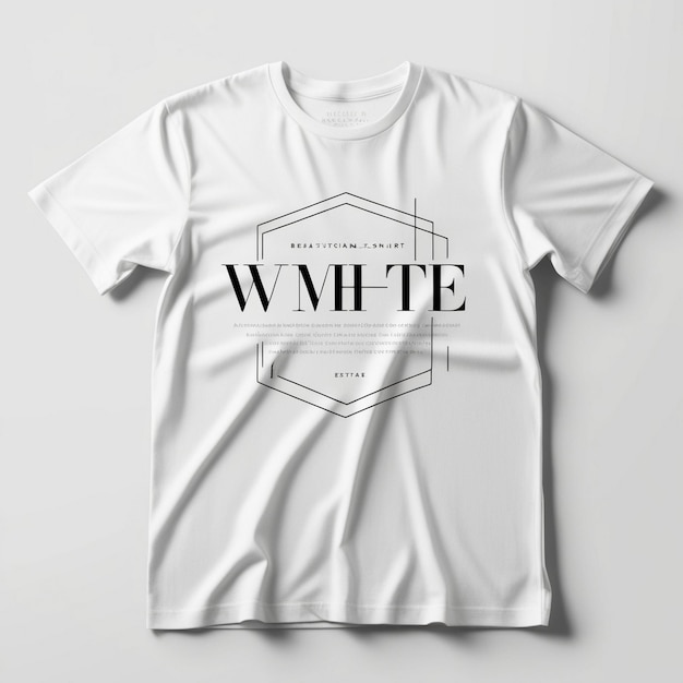 a white t shirt with the letter w on it