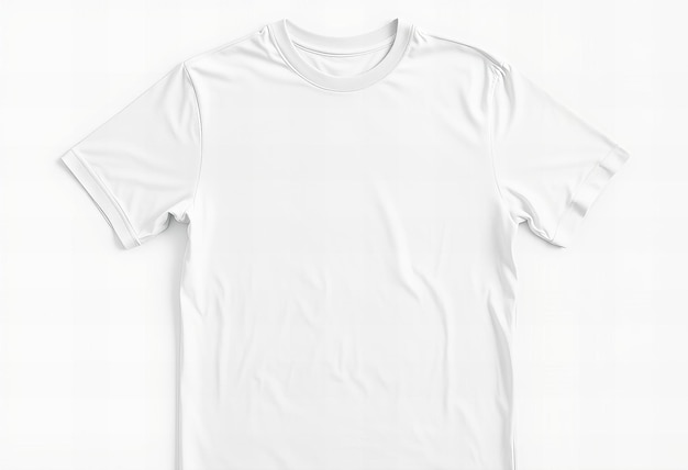 Photo a white t - shirt with a white collar that says  t - shirt