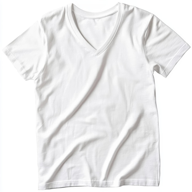 Photo a white t - shirt with a white collar that says  t - shirt