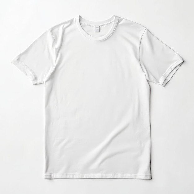 Photo a white t - shirt with a white collar that says t - shirt