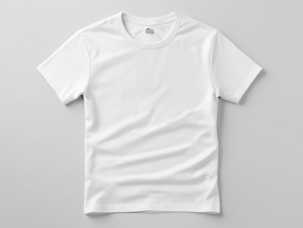 Photo a white t shirt with a white collar that says t shirt