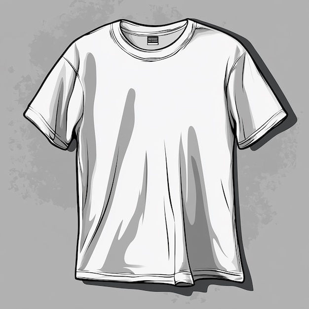 Photo a white t - shirt with a white t - shirt on it