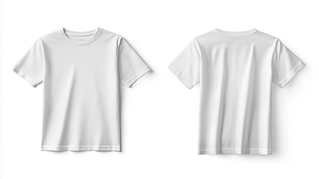 Photo white t shirt with a white t shirt on the left