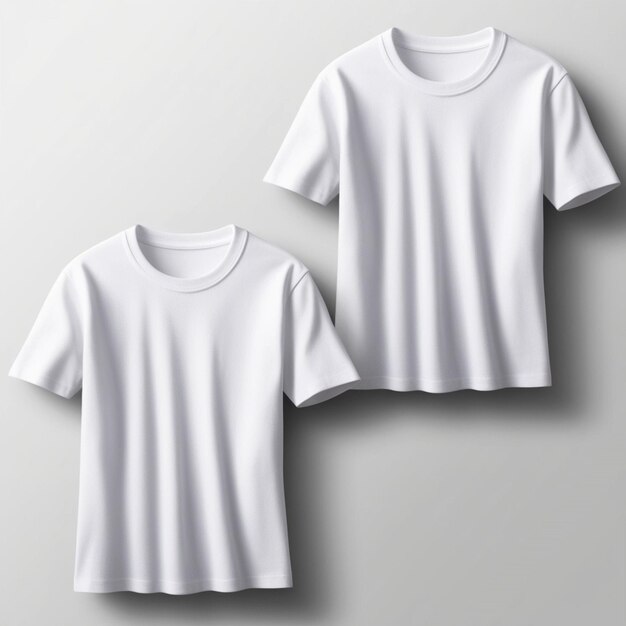 Photo a white t shirt with a white t shirt that says t shirt