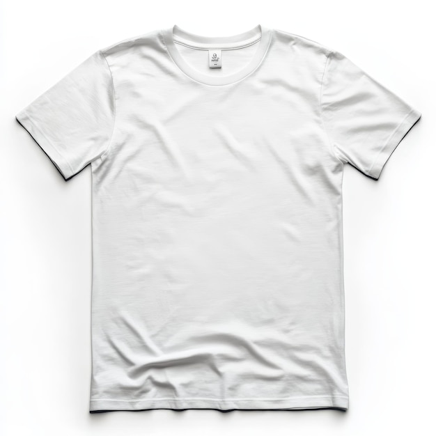 Photo a white t - shirt with a white t - shirt that says  t - shirt