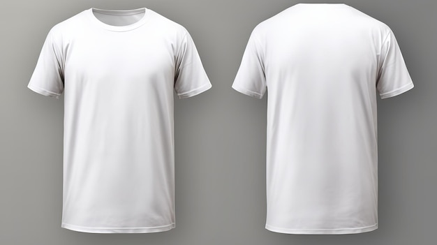 white t shirt for your designs mockup