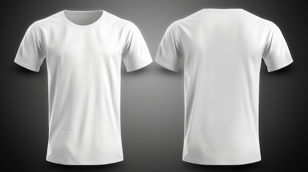 white t shirt for your designs mockup