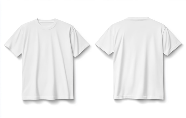 Photo white t shirts with a white t shirt on the left