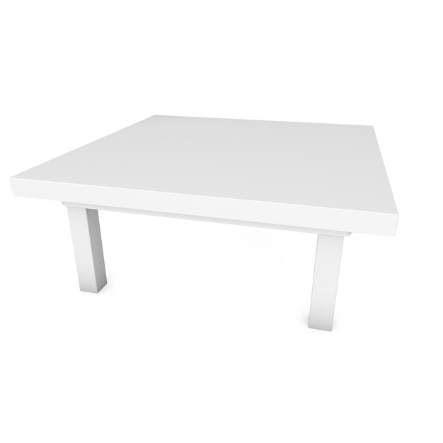 White Table 3D