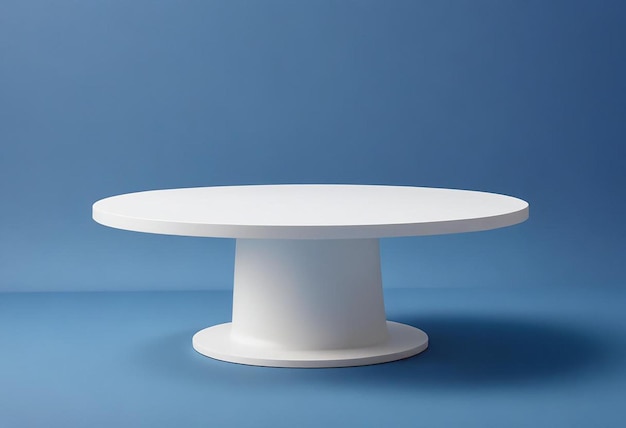 Photo a white table with a white top that says the top