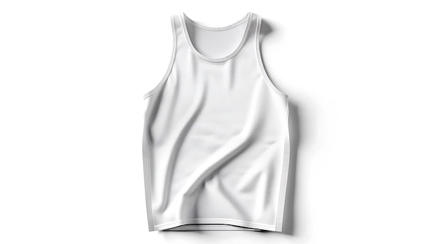 a white tank top with a white sleeveless shirt on it