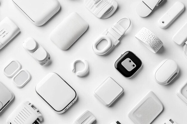 White Tech Products with Modern Design photo