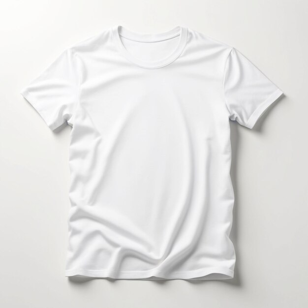 Photo white tee mockup