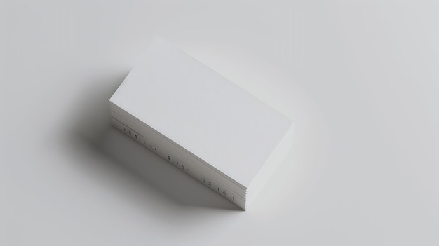 White ticket isolated with paper texture for mockups Generative AI