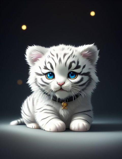 White tiger fluffy