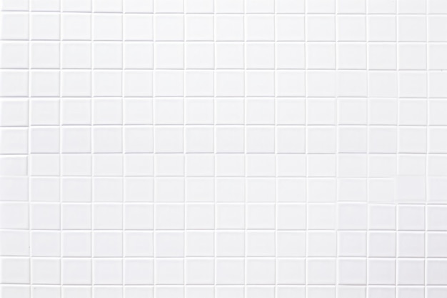 Photo white tile wall texture background