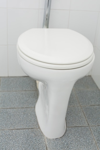 White toilet