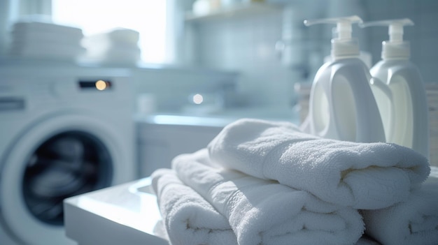 a white towel with the word soap on it