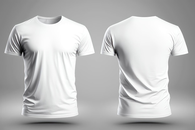 White TShirt Mockup AI generation